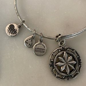 Alex and Ani Compass Charm Bracelet